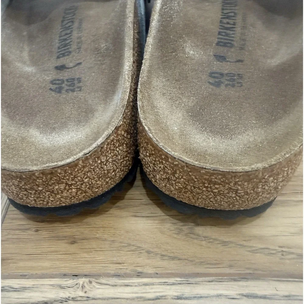 Birkenstock Oita Slide Sandals Suede Slip On Open‎ Toe Women's Size 9